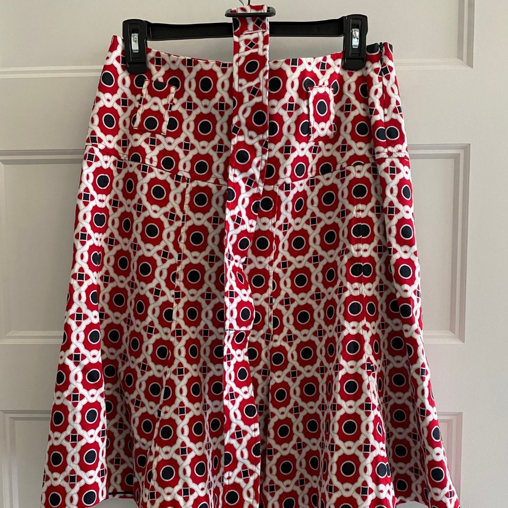 Falda Roja estampada Camille La Vie